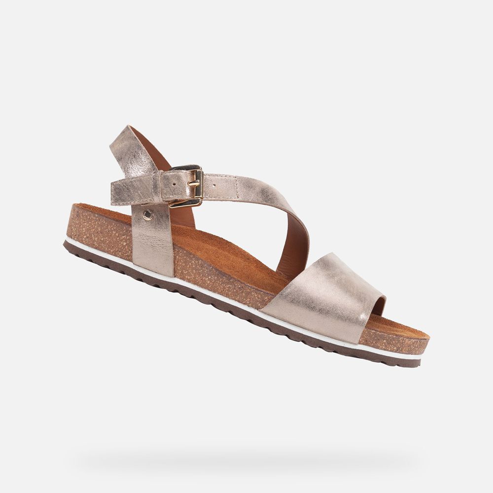 Geox Bayan Sandalet Altın - Spensierata - YQA-120489